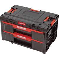Arx&reg; 2-Drawer Toolbox, 23-1/10" x 15" x 13-2/5", Black Waymarc Industries Inc