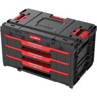 Arx&reg; 3-Drawer Toolbox, 23-1/10" x 15" x 13-2/5", Black Waymarc Industries Inc