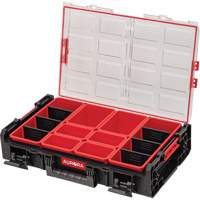 Arx&reg; 2X-Large Organizer with Bins, 23" x 15-1/5" x 6-4/5", Black Waymarc Industries Inc