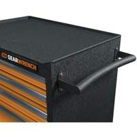GSX Series Rolling Tool Cabinet, 6 Drawers, 36" W x 18-1/5" D x 37-2/5" H, Black/Orange Waymarc Industries Inc