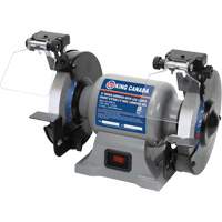 Bench Grinder with LED Lights, 6" Wheel Diameter, 3450 RPM Waymarc Industries Inc
