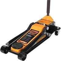 Low Profile Floor Jack, 3.5 Ton(s) Capacity, 3-3/4" Lowered, 21-3/4" Raised, Manual Hydraulic Waymarc Industries Inc