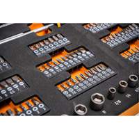 Slim Head Mechanics Tool Set in Foam Storage Tray Waymarc Industries Inc