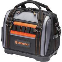 Sac ouvert de 14" pour outils d'ouvrier, Polyester, 32 pochettes, Noir/Gris Waymarc Industries Inc