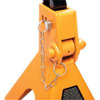 Ratcheting Jack Stand, Locking Pin, 3 tons Capacity, 11-3/4" - 17-1/2" H Waymarc Industries Inc
