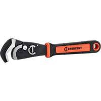 Cl&eacute; bimat&eacute;riau auto-ajustable pour tuyau, Cap des m&acirc;choires 1-1/2", Longueur 12", Fini Oxyde noir, Prise Coussin&eacute;e Waymarc Industries Inc