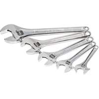 Chrome Wrench Set, Adjustable, 5 Pieces, Imperial and Metric Waymarc Industries Inc