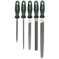 Jeu anniversaire de limes avec manches ergonomiques, 5 pi&egrave;ces Waymarc Industries Inc