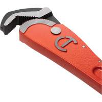 Cl&eacute; pour tuyau acier auto-ajustable, Cap des m&acirc;choires 1-1/2", Longueur 12", Fini Rev&ecirc;tement en poudre, Prise Non-ergonomique Waymarc Industries Inc