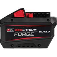 M18 REDLITHIUM FORGE HD12.0 Battery Pack, Lithium-Ion, 18 V Waymarc Industries Inc