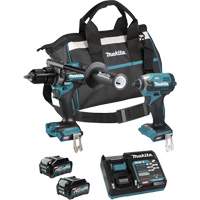 XGT Brushless 2-Tool Combo Kit, Lithium-Ion, 40 V Waymarc Industries Inc