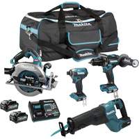 XGT Brushless 4-Tool Combo Kit, Lithium-Ion, 40 V Waymarc Industries Inc
