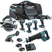 XGT Brushless 7-Tool Combo Kit, Lithium-Ion, 40 V Waymarc Industries Inc