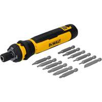 14-Piece Cordless Screwdriver Set with FLEXDRIVE Control, 4 V, 44 in-lbs/5 Nm Max. Torque Waymarc Industries Inc