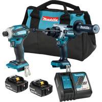 LXT Brushless 2 Tool Combo Kit, Lithium-Ion, 18 V Waymarc Industries Inc
