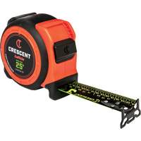  CONTROLTOUCH NITE EYE Tape Measure, 1-3/16" x 25', SAE Graduations Waymarc Industries Inc