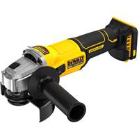 Meuleuse sans fil, sans balai &agrave; interrupteur lat&eacute;ral (outil seulement), Roue de 4-1/2", 20 V Waymarc Industries Inc