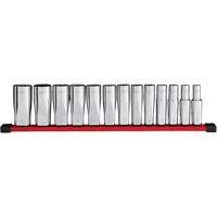 Jeu de douilles profondes SAE &agrave; 12 pans, 13 Mcx, Prise de 1/2", Profond Waymarc Industries Inc
