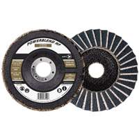 POWERBLEND NF Flap Disc, 4-1/2" x 7/8", Type 29, Z60 Grit, Zirconia Alumina Waymarc Industries Inc