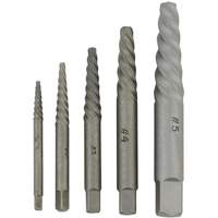 JSSE-5S Spiral-Type Screw Extractor Set, Alloy Steel Waymarc Industries Inc