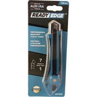 Couteau professionnel de 18 mm, Acier inoxydable, Robuste, Prise en Caoutchouc Waymarc Industries Inc