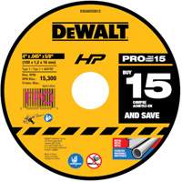 All-Purpose Cutting Wheel, 4" x 0.45", 5/8" Arbor, Type 1, Aluminum Oxide Waymarc Industries Inc