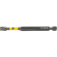 Impactech&reg; Power Bit, Slot, 10F-12R Tip, 1/4" Drive Size, 3-1/2" Length Waymarc Industries Inc