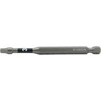 Impactech&reg; Power Bit, Square, #3 Tip, 1/4" Drive Size, 6" Length Waymarc Industries Inc