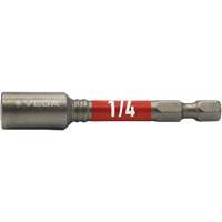 Impactech&reg; Nut Driver, 1/4" Tip, 1/4" Drive, 2-9/16" L, Magnetic Waymarc Industries Inc