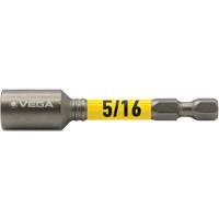 Impactech&reg; Nut Driver, 5/16" Tip, 1/4" Drive, 2-9/16" L, Magnetic Waymarc Industries Inc