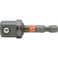 Impactech&reg; Impact Socket Adapter, 1/4" Drive Size, 1/2" Male Size, 2" L Waymarc Industries Inc