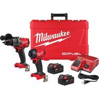 M18 FUEL 2-Tool ½” Hammer Drill Driver & SURGE ¼” Hex Hydraulic Driver Combo Kit, Lithium-Ion, 18 V Waymarc Industries Inc