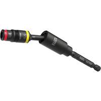 Impact Flip Socket With Swivel Adapter, Hex, 1/4" Drive, 3 Pcs Waymarc Industries Inc