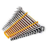 90-Tooth 12 Point Wrench Set, Ratcheting Combination, 16 Pieces, Metric Waymarc Industries Inc