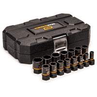 Jeu de douilles d'extraction Bolt Biter, 15 Mcx, Chocs, Prise de 1/4"/3/8" Waymarc Industries Inc