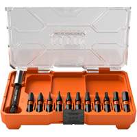 Slim ProFlex Impact Bit Set, 12 Pcs., Magnetic Waymarc Industries Inc
