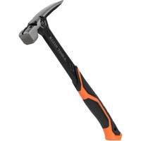 Steel Claw Hammer, 18 oz., Solid Steel Handle, 15" L Waymarc Industries Inc