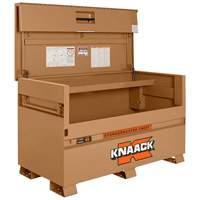 Model 69 Piano Box with Padlock, 60" W x 30" D x 34-1/4" H, Tan Waymarc Industries Inc