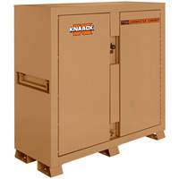 Model 111 Jobsite Cabinet with Padlock, Steel, 47.5 Cubic Feet, Tan Waymarc Industries Inc