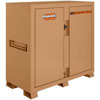 Model 112 Jobsite Cabinet with Padlock, Steel, 54.9 Cubic Feet, Tan Waymarc Industries Inc