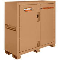 Model 109 Jobsite Cabinet with Padlock, Steel, 47.5 Cubic Feet, Tan Waymarc Industries Inc