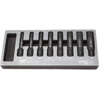 SAE Bit Impact Socket Set, Hex, 8 Pcs Waymarc Industries Inc