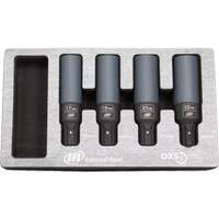 Metric Lug Nut Impact Socket Set, 4 Pcs, Impact Waymarc Industries Inc