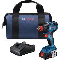 Two-In-One Bit/Socket Impact Driver/Wrench Kit, 1/2", 1800 in-lbs. Max. Torque, 18 V, Lithium-Ion Waymarc Industries Inc