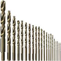 Drill Bit Set, 21 Pieces, Cobalt Waymarc Industries Inc