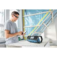Compact Jobsite Radio with Bluetooth&reg; 5.0, Lithium-Ion, 18 V Waymarc Industries Inc