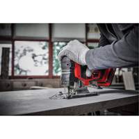 Scie sauteuse professionnelle sans fil &agrave; vitesse variable (outil seulement), 18 V, Lithium-ion, 0-3500 coups/min, 1-1/32" Longueur de la course Waymarc Industries Inc
