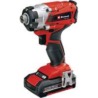 Cordless Impact Driver Kit, 1/4", 1240 in-lbs Max. Torque, 18 V, Lithium-Ion Waymarc Industries Inc