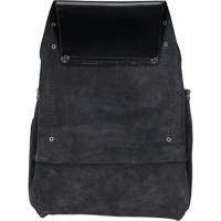 Phantom Collection Heavy-Duty Nail & Tool Bag, Leather, 10 Pockets, Black Waymarc Industries Inc