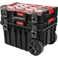 Ensemble roulant de coffres &agrave; outils Arx de 2 morceaux, 23-4/5" x 16" x 20-3/5", Noir Waymarc Industries Inc